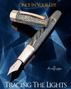 Montegrappa Extra Otto Shiny Lines Fountain Pen Limited Edition