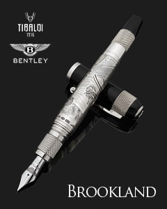 Tibaldi for Bentley Brookland Silver Fountain Pen Limited Edition