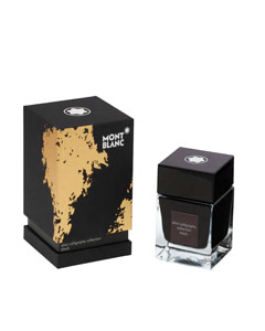 Montblanc Elixir Calligraphy Collection Yellow Gold Bottle Ink 50ml (119578)