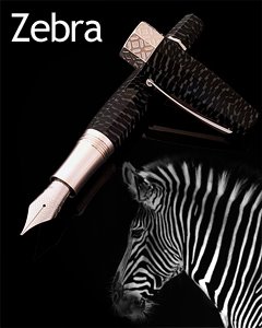 Montegrapha Extra Otto Zebra Limited Edition Fountain Pen
