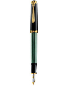 Pelikan Soveran M400 Black Green Fountain Pen