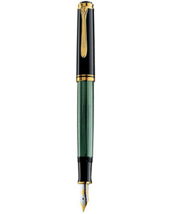 Pelikan Soveran M600 Black Green Fountain Pen