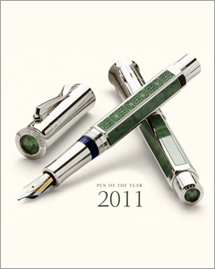 Graf Von Faber Castell Pen of the Year 2011 Jade Fountain Pen Limited Edition