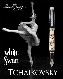 Montegrappa Tchaikovsky White Swan Fountain Pen Limited Edition