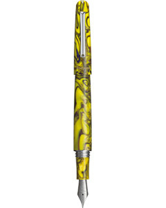 Montegrappa Elmo 01 Fantasy Bloom Iris Yellow Fountain Pen (ISEOR_AY)