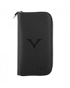 Visconti Pen Case 3P &amp; Card Holder Leather Black(KL07-01)