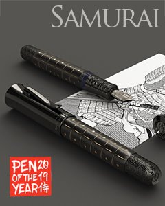 Grappon Faber-Castell Pen of the Year 2019 Samurai Black Edition Fountain Pen Limited Edition