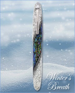 Taccia Winter&#039;s Breath Empress Makie Raden Fountain Pen Special Limited Edition