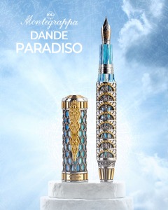 Montegrappa Dante Alighieri Paradiso Sterling Silver Fountain Pen Limited Edition (ISHDN_SL)