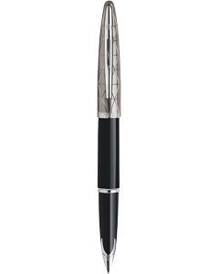 Waterman Carene Comtemporary Black &amp; Gun Metal ST Fountain Pen