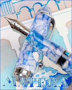 Aurora City Series Matera Fountain Pen Limited Edition (888-VMT)