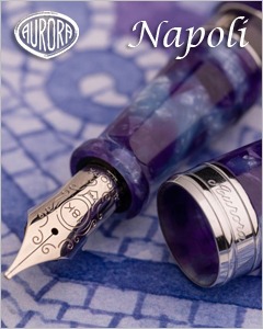 Aurora Secret Journey Baia Di Napoli Fountain Pen Limited Edition (888-VNA)