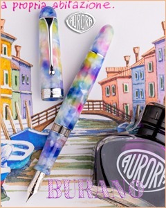 Aurora Secret Journey Burano Fountain Pen Limited Edition (888-VBU)