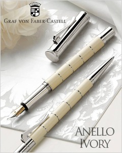 Graf Von Faber Castell Classic Anello Ivory Fountain Pen
