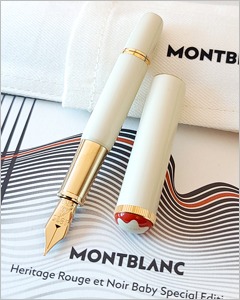 Montblanc Heritage Rouge et Noir Baby Ivory Fountain Pen (128120)