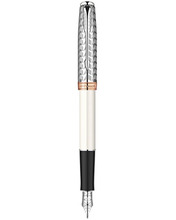 Parker Sonnet Pearl and Metal ST Fountain Pen