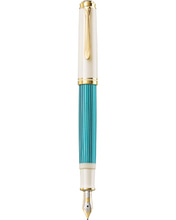Pelikan M600 Turquoise White Fountain Pen Special Edition