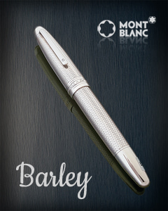 Montblanc Meisterstuck Solitaire Silver Barley Legrand Fountain Pen
