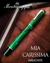 Montegrappa Mia Carissima Malachite Fountain Pen Limited Edition