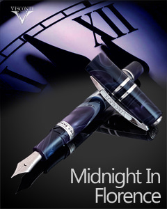 Visconti Homo Sapiens Midnight In Florence Fountain Pen Special Limited Edition