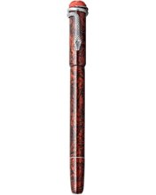 Montblanc Heritage Rouge et Noir Serpent Marble Fountain Pen (119852)