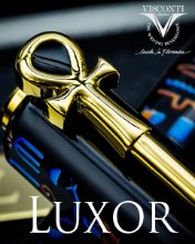 Visconti Luxor Black Gold Fountain Pen Limited Edition