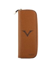 Visconti Pen Case 2P Leather Cognac(KL06-04)