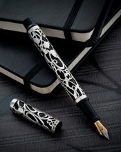 Onoto Heritage Sterling Silver Overlay Fountain Pen Limited Edition