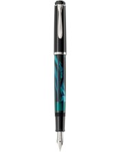 Pelican Classic M205 Petrol Marble Fountain Pen Special Edition