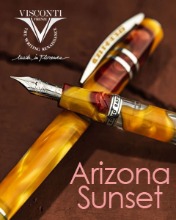 Visconti Homo Sapiens Arizona Sunset Fountain Pen Limited Edition Tuscan Hills