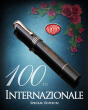 Aurora Internazionale Black Fountain Pen Limited Edition