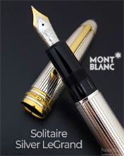 Montblanc Meisterstuck Solitaire Silver Silver Legrand Fountain Pen(1468)