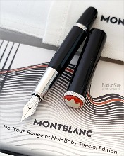 Montblanc Heritage Rouge et Noir Baby Black Fountain Pen (127800)